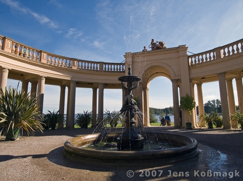 Brunnen in Orangerie